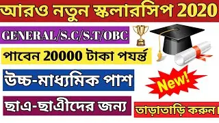 Scholarship for hs pass student 2020 | paramparik scholarship for hs pass students 2020 | new update