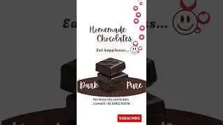 Buy Homemade Chocolates online. #typesofchocolate #chocolatehappiness #handcraftedchocolate