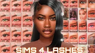 Must-Have Sims 4 Lashes ✨ | Best Custom Eyelashes CC (Free Download!)