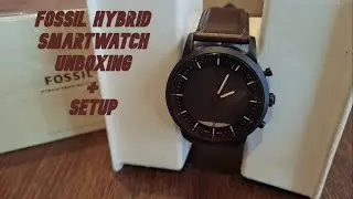 Fossil Hybrid Smartwatch HR Unboxing & Setup (Model : Collider FTW7008)