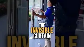 Why stores blast you with air when you walk in | Air Curtain Explained #weirdscience #DidYouWonder