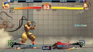 SEAM2013 SF4 Kazunoko (Yun) vs Rockpon (Ibuki) Top 16 Losers Bracket