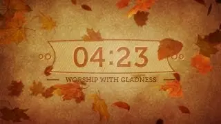 Vintage Thanksgiving 5-Minute Falling Leaves Countdown - by Motion Worship