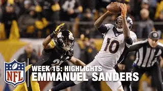 Emmanuel Sanders highlights | Broncos vs. Steelers | NFL