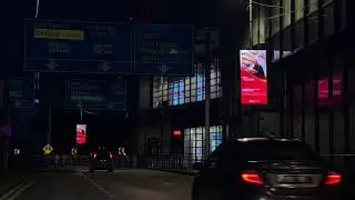 Nearby KL Sentral Malaysia Street Lamp Post Advertising Nearby NU Sentral LED Display Screen