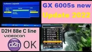 GX Local Receiver Detail | Hw203 Gx6605s New Update | Videocon Cline Ok Software With USB Update,