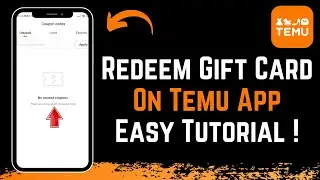 Temu Gift Card - How to Use? Redeem Temu Gift Card