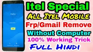 Itel A45 Frp/Gmail account remove simple method.