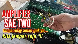 penyebab amplifier suara mati sendiri //  power merk sae two, vlog; 215,@HENGKI SUNALI CHANNEL