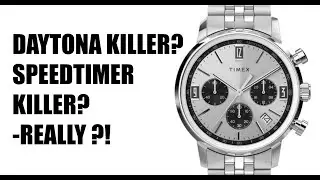 Timex Marlin Chronograph Panda Tachymeter TW2W10400 review