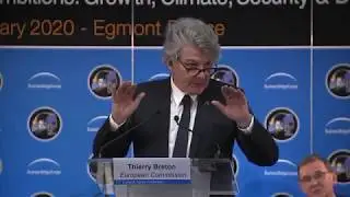 Thierry Breton addresses the European space community