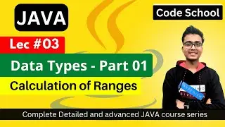 Data Types and Range Calculation in Programming | Java full course in hindi | Java Tutorial #3