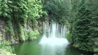 God's Wonderful World - Fountain Butchart Gardens - Vancouver Island, Canada