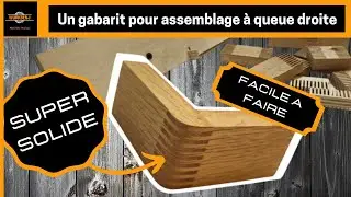 Comment fabriquer un gabarit pour queues droites pour une scie sous table (facile à faire)