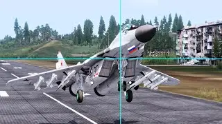 Russian Jet Preparing For Combat Shot Down By Missile During Takeoff