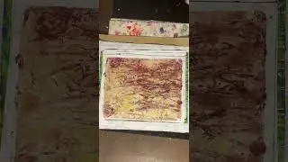 Monotypes in acrylic and oil on gelli plates and plexiglass