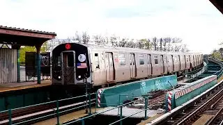 MTA New York City Subway : Jamaica Center Bound R143 J Train @ 104th Street