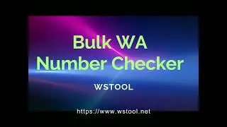 Free Bulk WhatsApp Number Checker Filter Validator