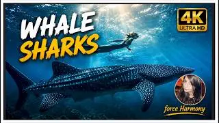 FreeDiving with Whale Sharks Underwater AI