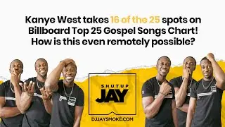 Kanye West takes over Billboard Gospel Charts with 16 songs out of 25! Is this ridiculous or what?