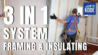 3 in 1 System to Frame & Insulate Your Basement