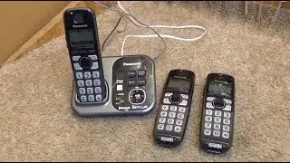 Panasonic KX-TG7731 Bluetooth DECT 6 Plus Cordless Phone | Initial Checkout