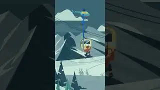 Helicopter's Daring Rescue: Tourist Saved from Cable Car in Mountains! 🚁🗻 #shorts