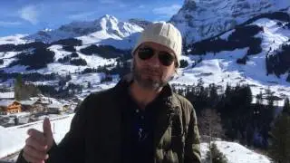 Ski TV visiting Adelboden, Switzerland