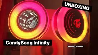 unboxing the new TWICE CandyBong Infinity light stick!