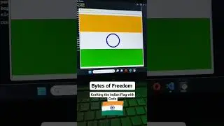 || Crafting the Indian Flag using Python || #independenceday