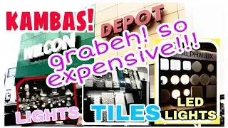 KAMBAS TAYU/ TILES, LIGHTS AND FURNITURE SA WILCON DEPOT GENSAN ( grabe! ganda pero ang mahal)