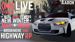 🔴 LIVE | NEW WINTER UPDATE | Playing Greenville + More with Viewers! | Roblox