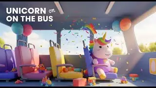 Unicorn on the Bus 🦄🚌✨ | Fun Magical Ride Song for Kids & Toddlers 🌈🎵👶