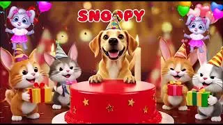 Happy birthday snoopy(pet).. #happybirthdaypets #happybirthdaysong 