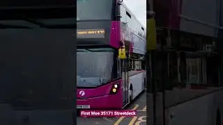 First Woe Streetdeck 35171 in Weston-super-Mare #busspotter #firstgroup #firstwestofengland #bus