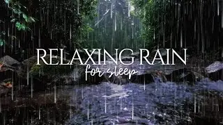 Rain Sounds in a Forest River | Rain Sounds for Sleep