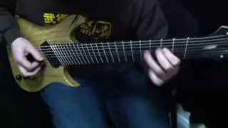 Haken guitar recording (Fanned 8 string & Axe FX Ultra)