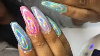 Unicorn vibes😍😍 nails2019