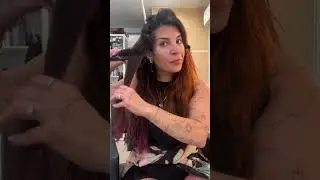 How I style my extensions without a blow dryer!