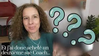 Tellement satisfaite de mon 1ier sac Coach, j'en ai voulu un 2i&egrave;me! Revue du sac Coach Curve zipp&eacute;