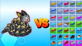Snake Clash! 🐍 Max Level Boss Snake vs All Snake Skins 😱 Ultimate Evolution Battle #220