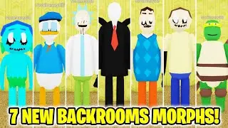 How to get ALL 7 NEW BACKROOMS MORPHS in Backrooms Morphs (ROBLOX)