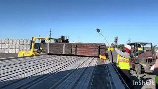 Running steel in Metairie, LA #flatbed #trucking #blessed #diesel #work #driver #fyp 