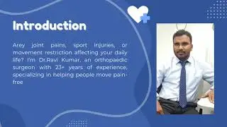 Meet Our Client- Dr Ravi Kumar Best Orthopaedic Surgeon in Prabhadevi & Worli.