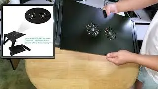 T8 Multi-functional and Foldable Laptop Table (Black)