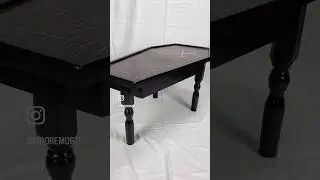 Paint Crackle Pentagram Top Coffin Coffee Table #shorts #reels