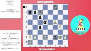 Carlsen, Magnus vs Nakamura, Hikaru - King's English Opening Variation - Titled Tuesday -June 2025