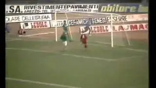 U.S. Arezzo - Bologna F.C. 0-1, 21 novembre 1982