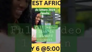 when will dv 2024 results be out? WATCH to know your exact local time #dvlottery #greencard