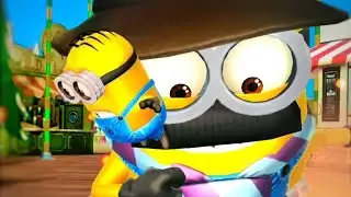 [4K]  HUGE DAD MINION KICKS THE TINY MINIONS \ MINION RUSH /